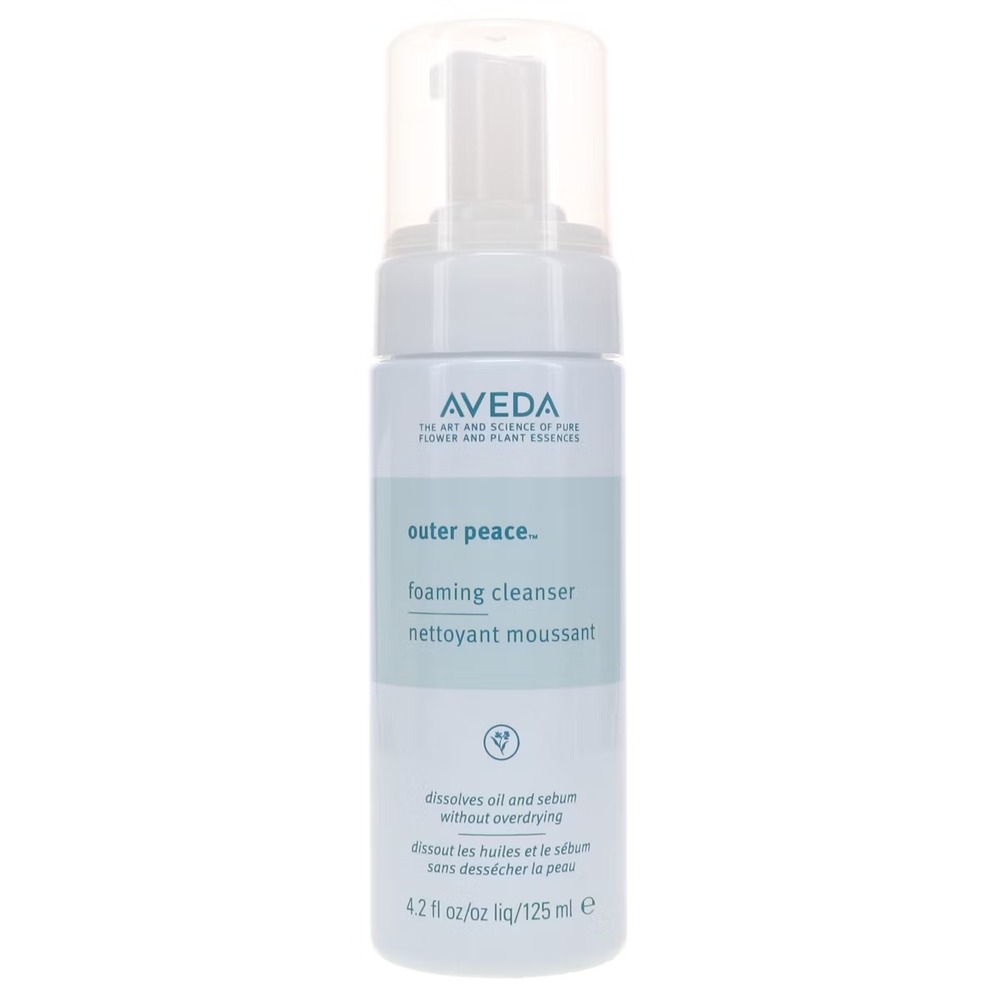 AVEDA Outer Peace Face Neck Foaming Cleanser 4.2 oz Gentle Plant Extracts